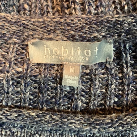 Habitat Blue Heathered Sweater - Picture 7 of 8